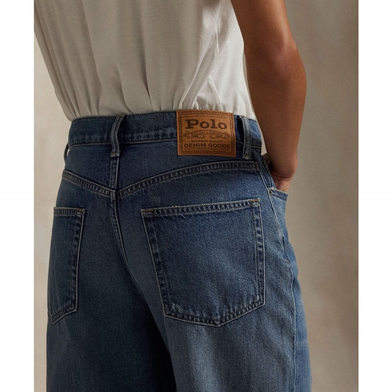 Polo Ralph Lauren High Rise Wide Leg Crop Jeans, Maceen Wash